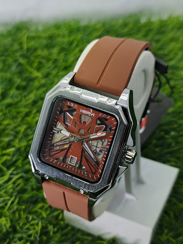 HERYI Skeleton Dial Sport Watch