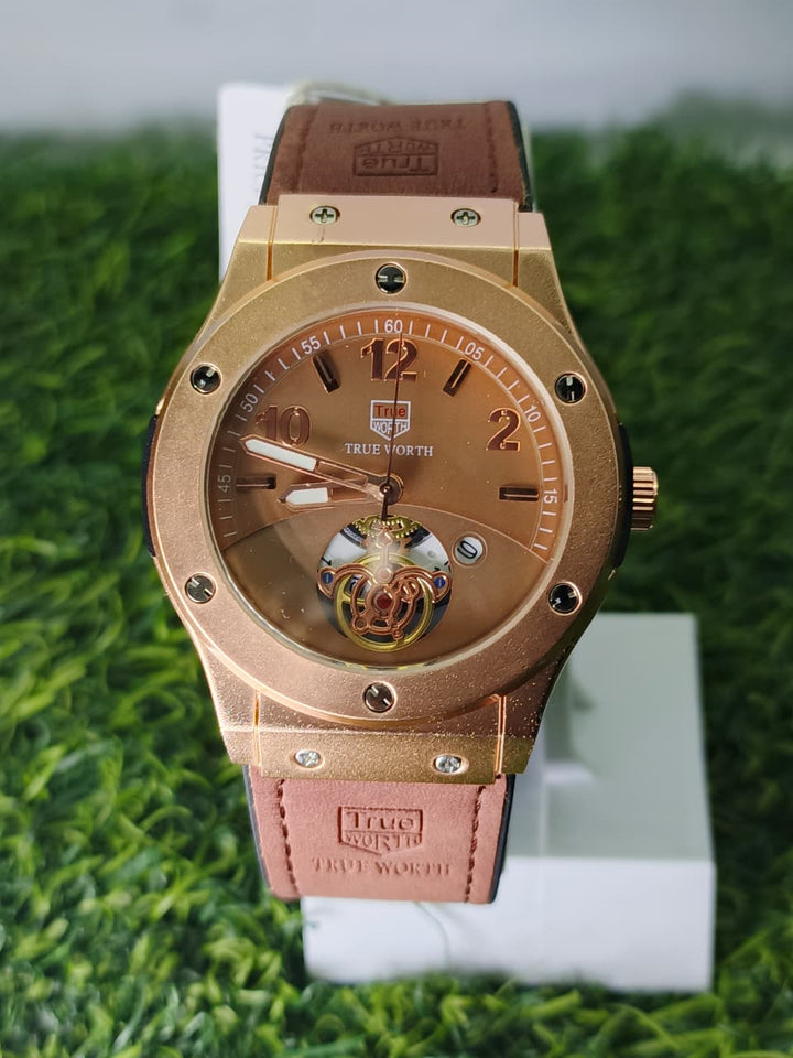 True Worth Skeleton Luxury Watch